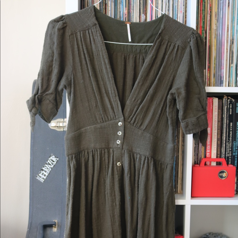 Free People Love of My Life Dress in Green